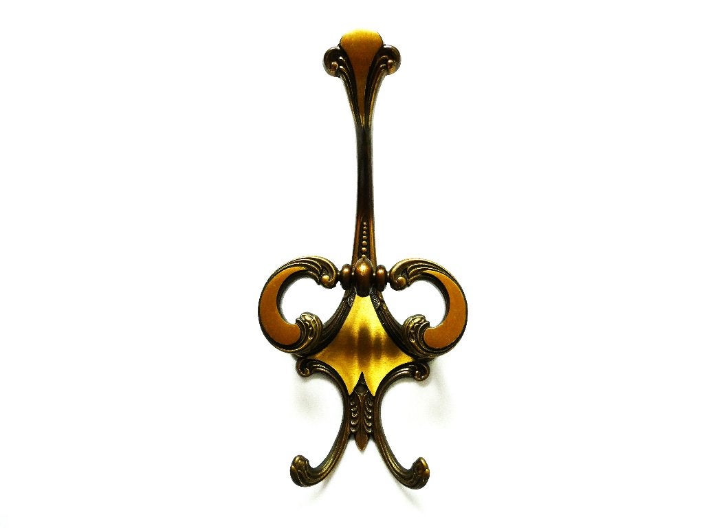 1 Grote messing kapstokhaak 29 x 13 x 9,5 cm., Ophalen of Verzenden