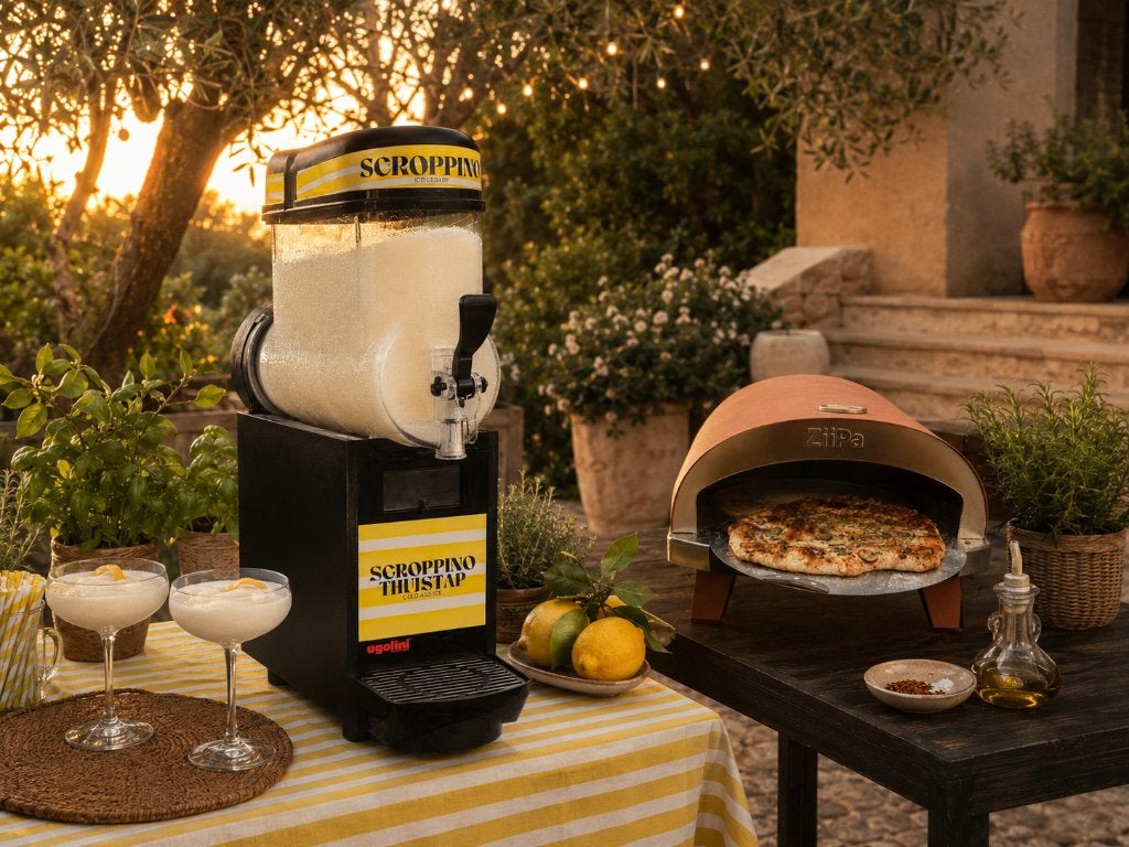 Te huur: pizza-oven + scroppino apparaat, Ophalen, Overige