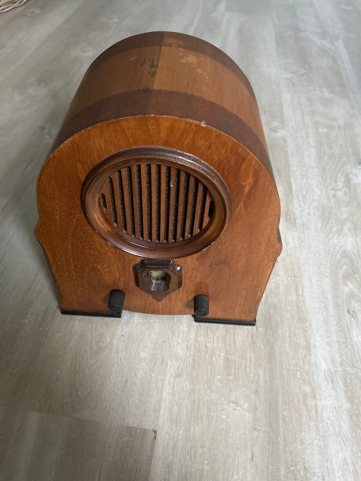 Vintage Houten Radio - Decoratief Stuk, Antiek en Kunst, Ophalen of Verzenden