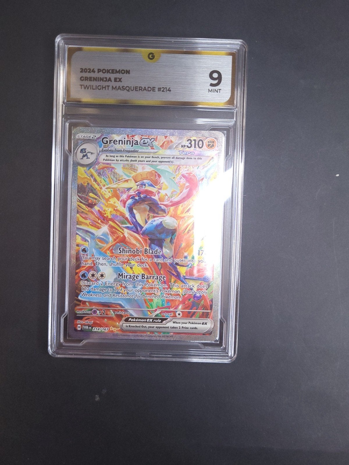 Greninja EX 214/167 - Twilight Masquerade, Verzenden, Nieuw