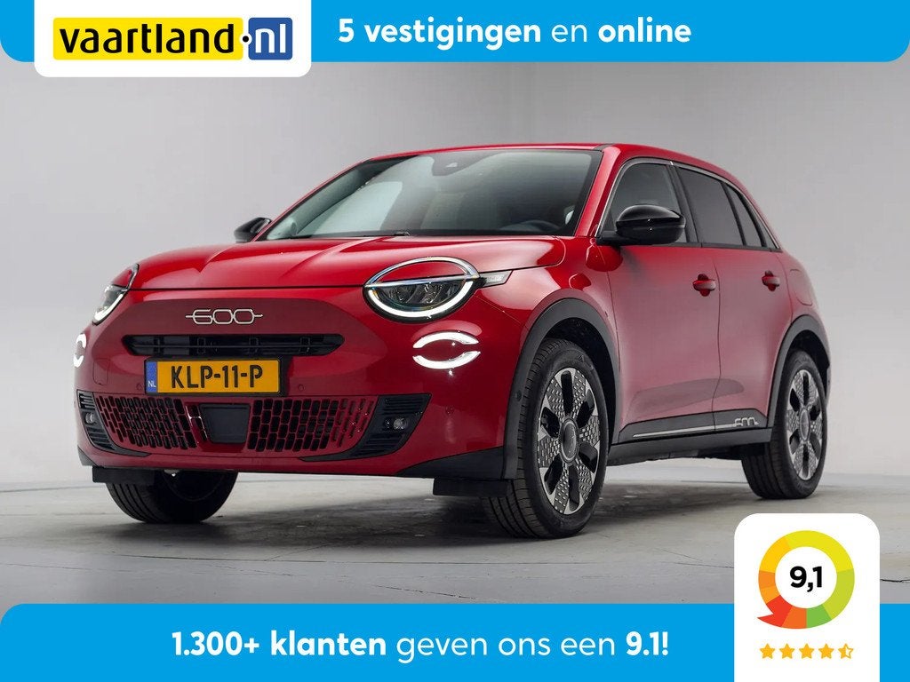 Fiat 600 600 e La Prima 54 kWh [ Navi Camera Apple / Android, Auto's, Fiat, Automaat, 0 cilinders, Gebruikt, 156 pk