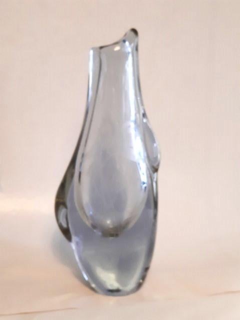 Vintage Boheemse Neodymium Vaas - Miloslav Klinger (ZBS), Ophalen, Overige kleuren, Minder dan 50 cm, Glas