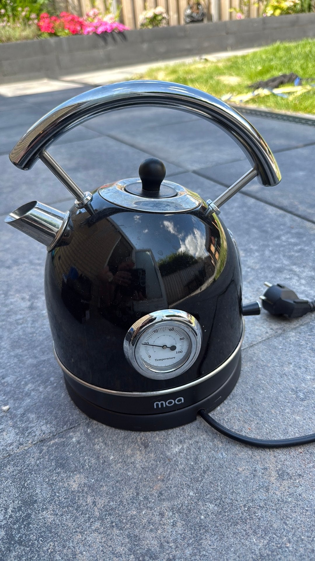 Waterkoker, zwart, Witgoed en Apparatuur, 1 tot 2 liter, Ophalen, Zo goed als nieuw