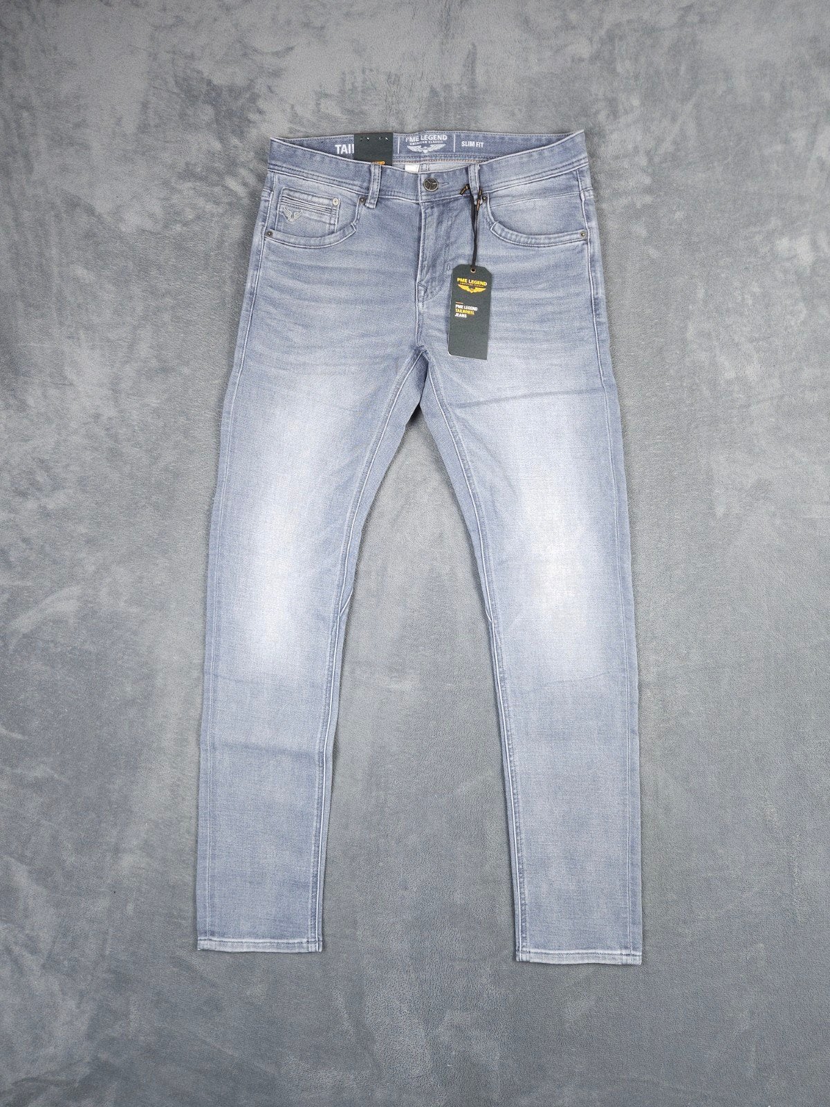 Pme Legend Broek Tailwheel W33 L34 Blauw Grijs Slim Jeans, Blauw, ., Nieuw, Ophalen of Verzenden