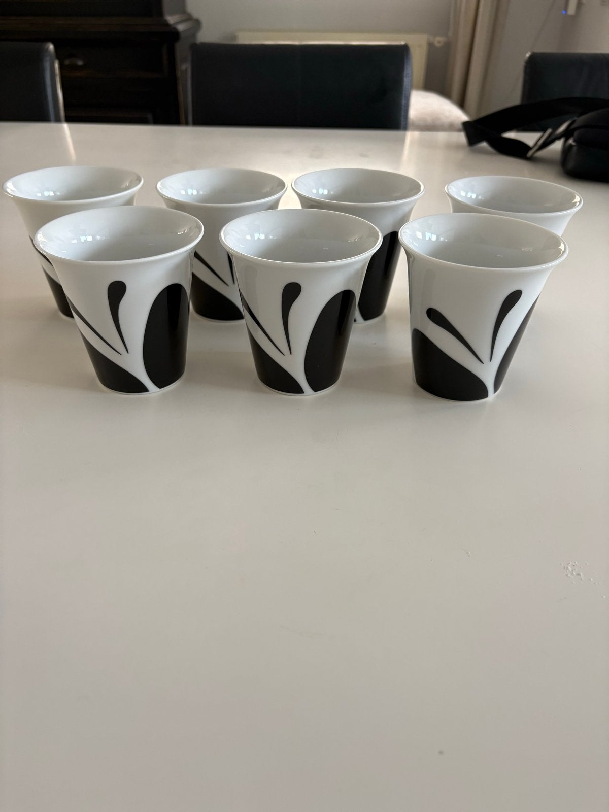 Blay's Denmark Butterfly Kopjes - Set van 7, Overige merken, Ophalen of Verzenden, Zo goed als nieuw, Modern