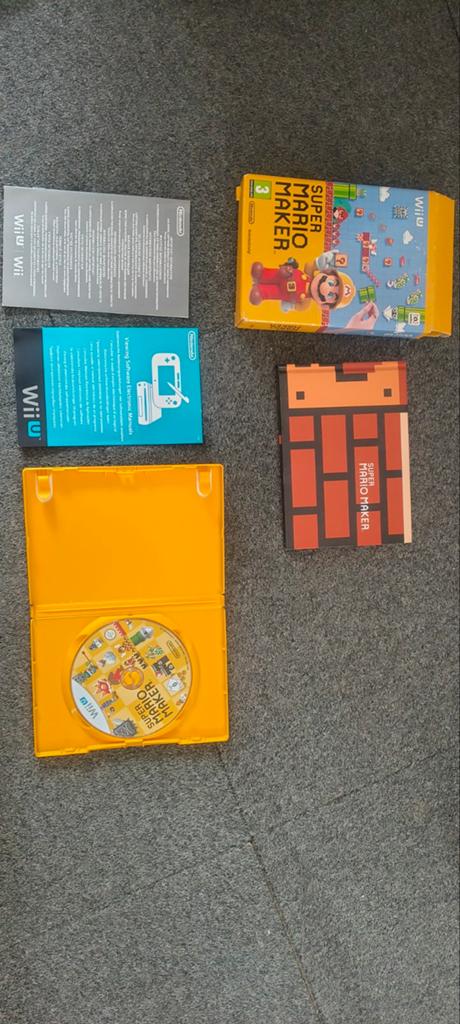 Super Mario Maker WII U Compleet (Gebruikt), Spelcomputers en Games, Games | Nintendo Wii U, Gebruikt, 1 speler, Ophalen of Verzenden
