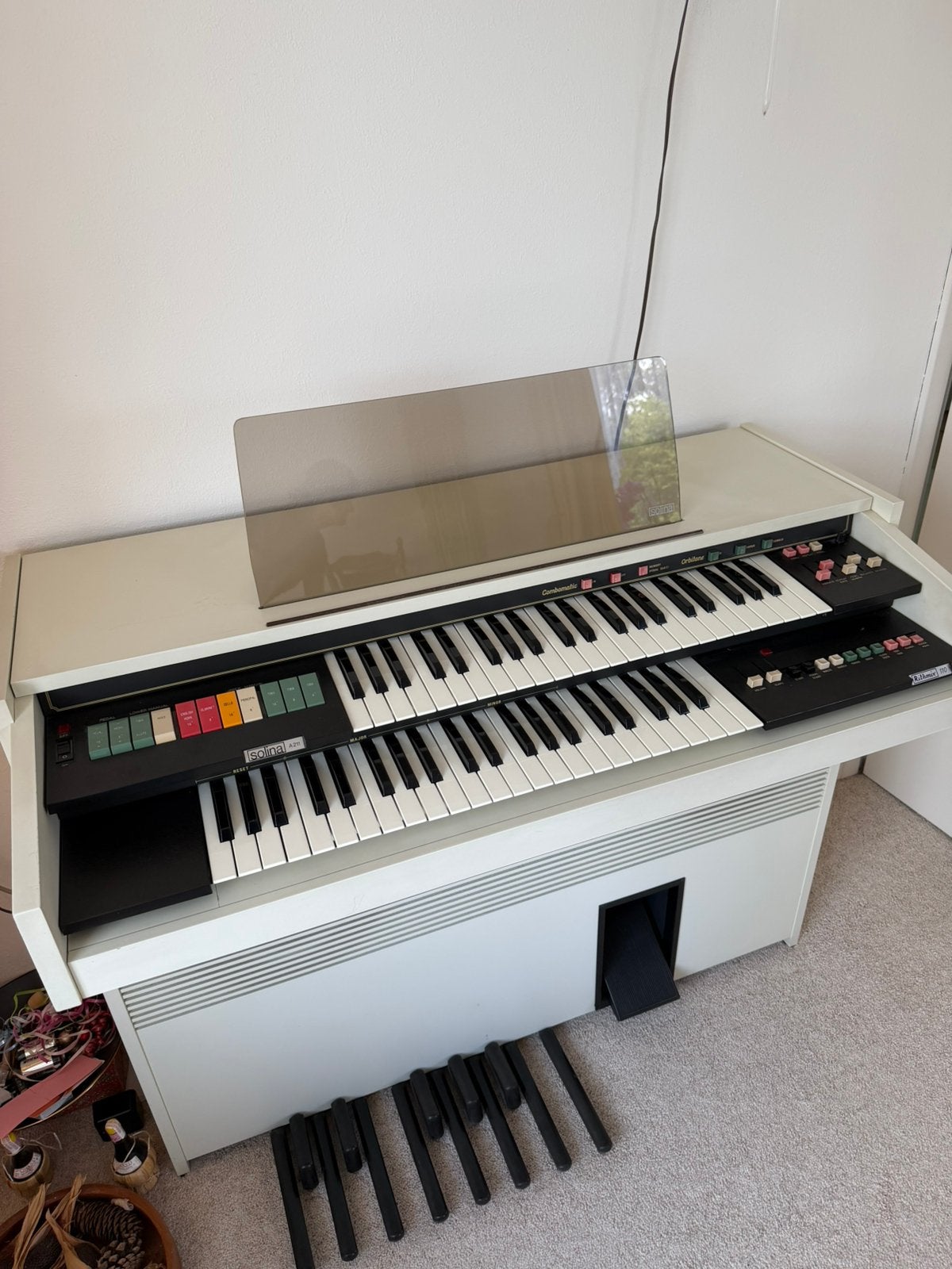 Solina Orgel, Ophalen, Gebruikt, 2 klavieren, Orgel