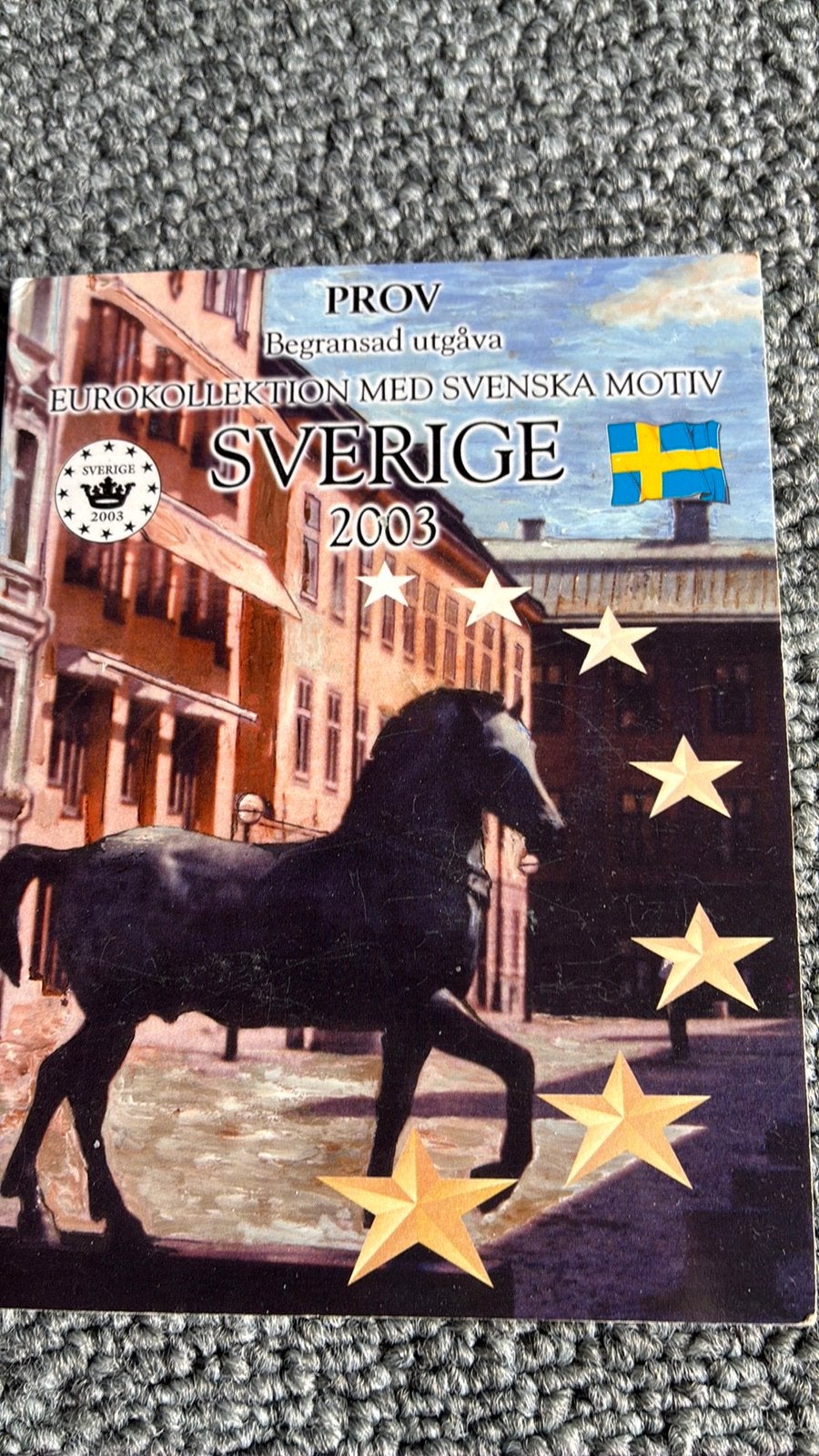 Zweden 2003 probe pattern set euro, Ophalen of Verzenden, Overige landen, Setje