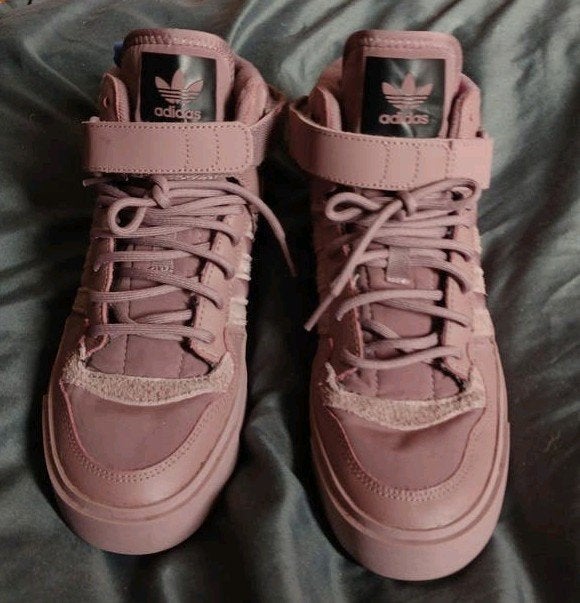 Adidas Forum Mid sneakers -  unisex - Mauve - maat 41, Adidas, Ophalen of Verzenden, Sneakers of Gympen, Zo goed als nieuw