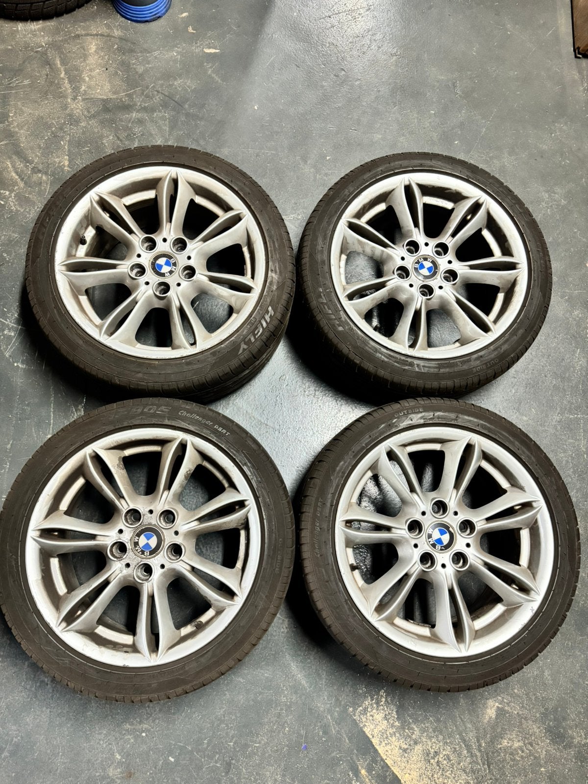 Bmw lichtmetalen velgen 5x120 225/45-17 ronal et47 8jx17, Auto-onderdelen, Ophalen, Gebruikt, Banden en Velgen, 17 inch