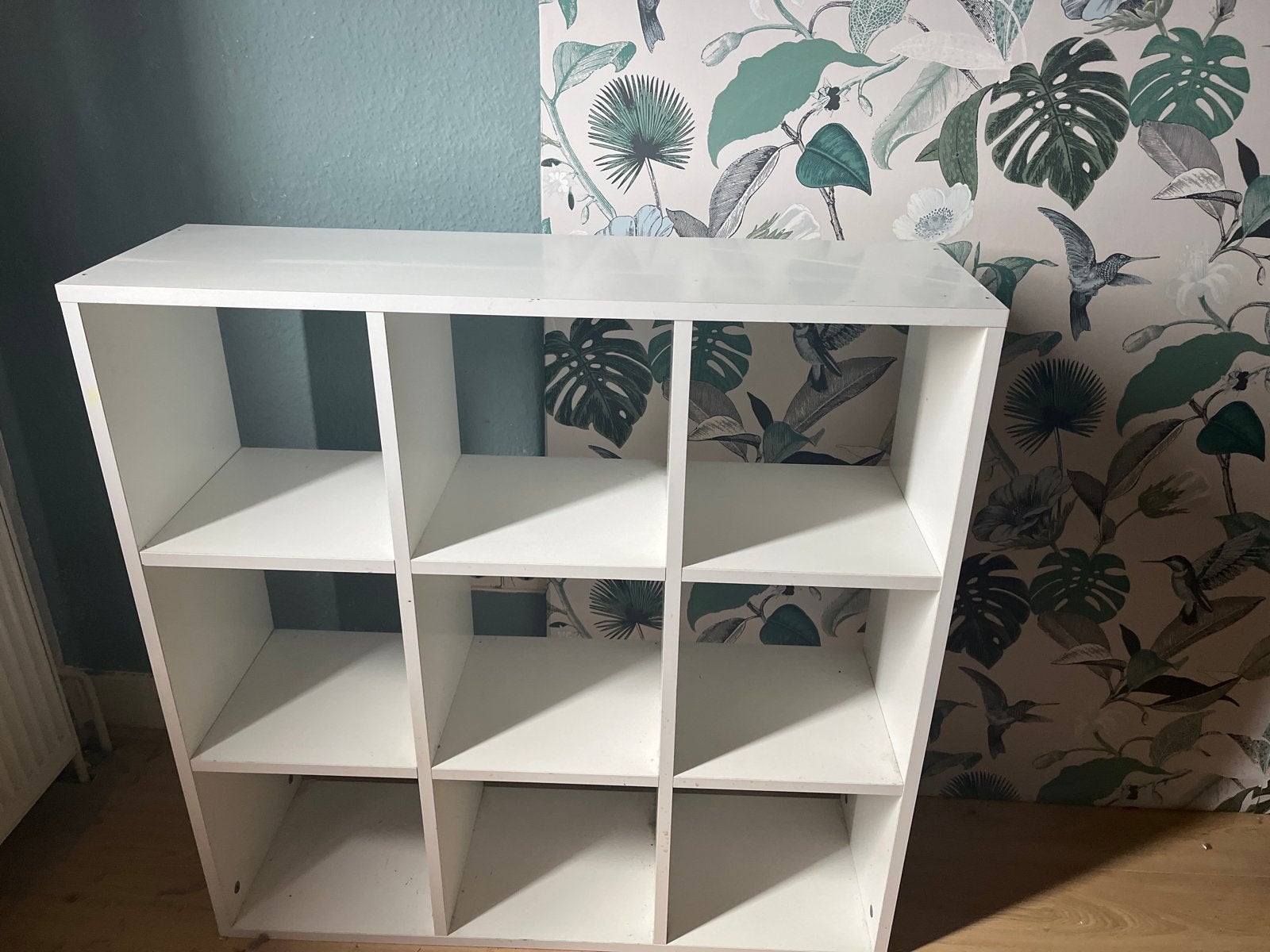 Witte kubus kast met 9 vakken, Huis en Inrichting, Ophalen, Met plank(en), Gebruikt, 50 tot 100 cm