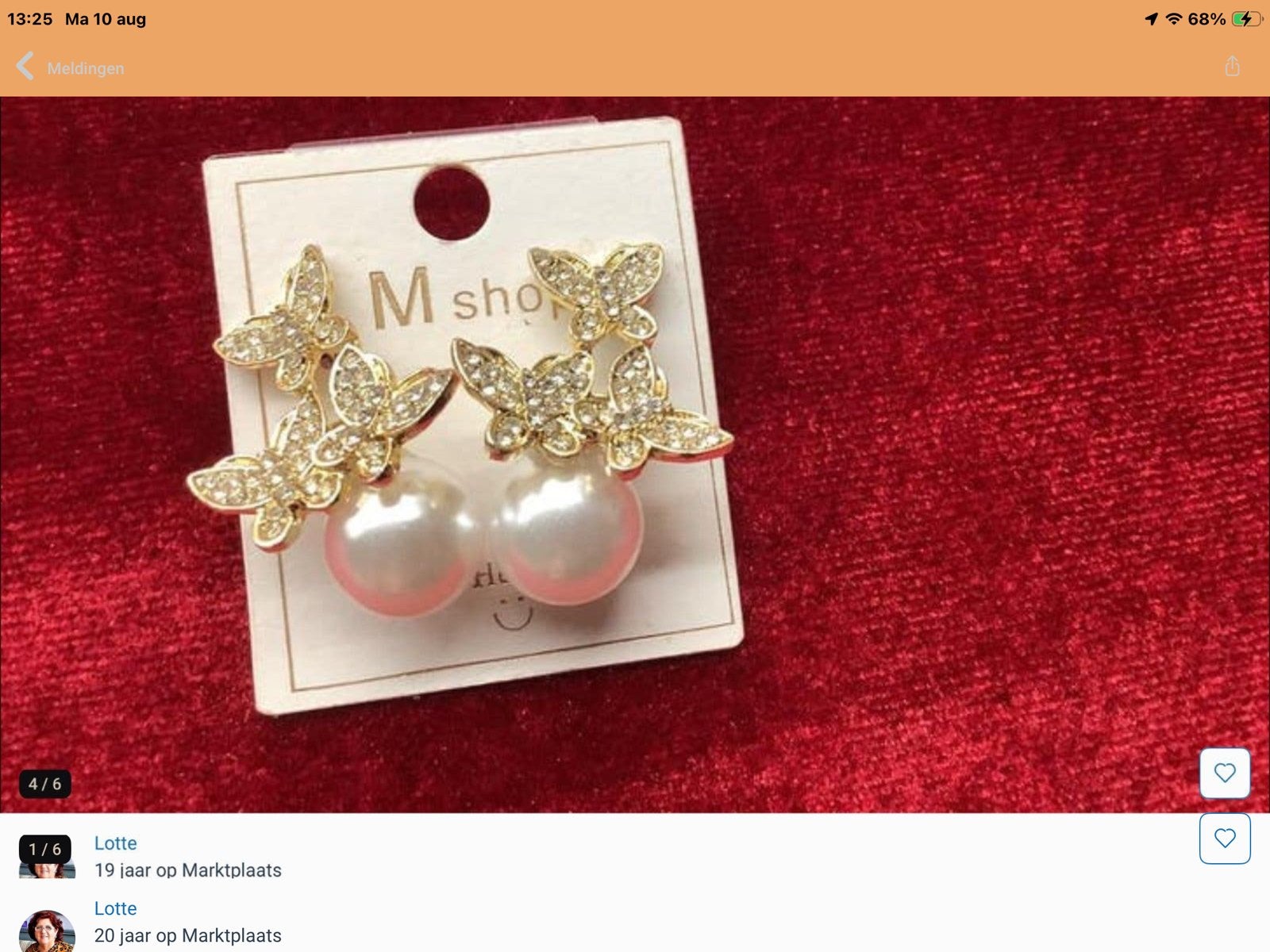 Oorbellen.    nieuw.    apart., Overige materialen, Overige kleuren, Verzenden, Nieuw