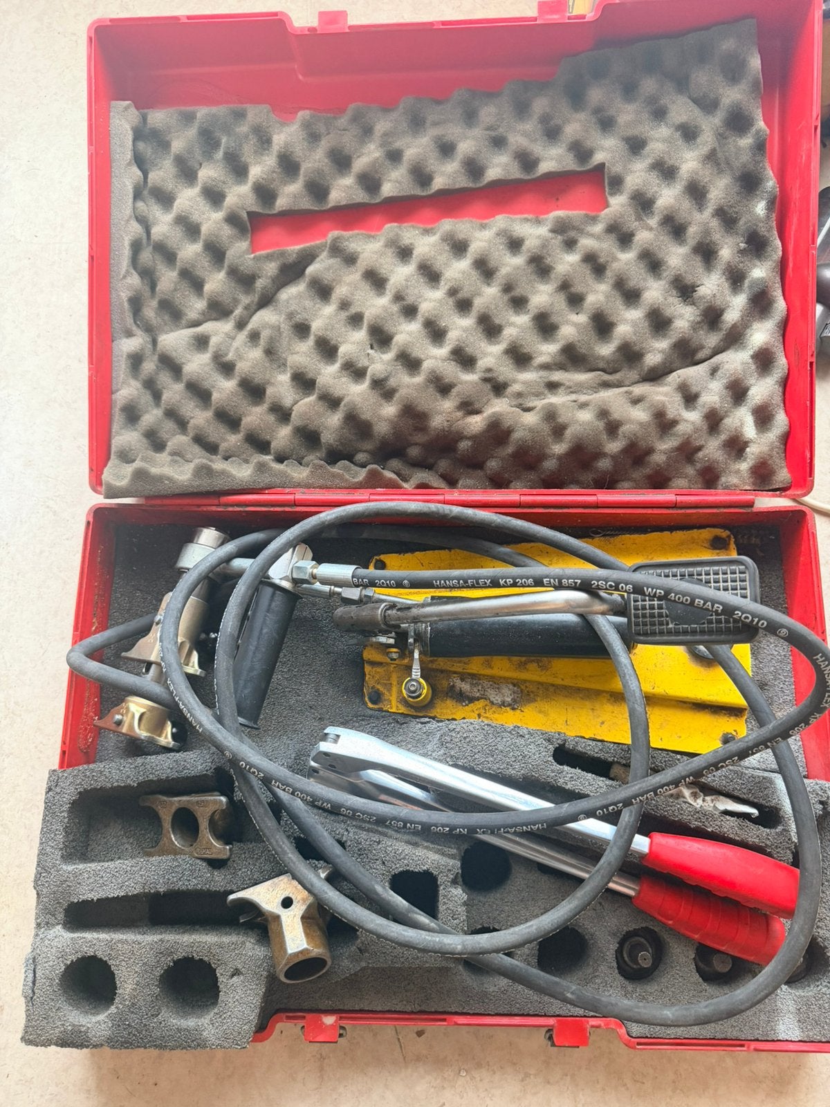 Rehau perstang, Ophalen, Gebruikt