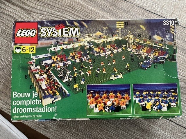 Compleet voetbalstadion Shell 1998 WK, Kinderen en Baby's, Speelgoed | Duplo en Lego, Compleet, Overige thema's, Lego, Overige typen