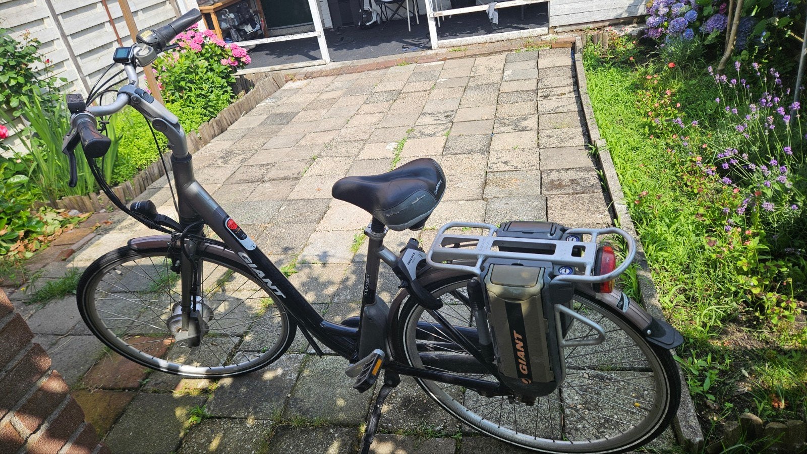 Elektrische fiets,Giant Twist elektrische fiets met 2 accu's, Ophalen, Gebruikt, Giant, Versnellingen
