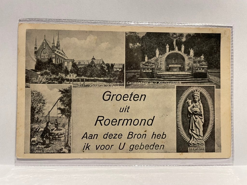 Roermond - Groeten uit, Verzenden, 1940 tot 1960, Gelopen, Limburg