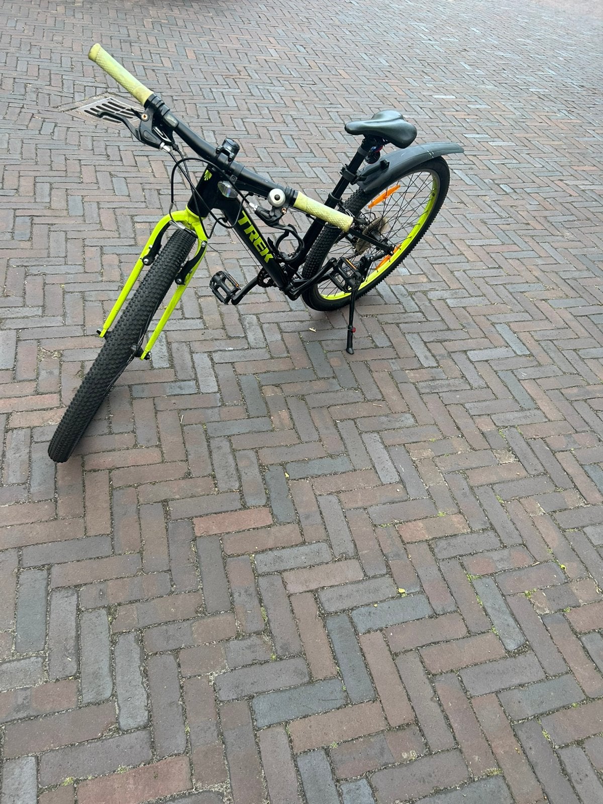 Trek kinder mountain bike, Fietsen en Brommers, Fietsen | Jongens, Ophalen, Gebruikt, Velgrem, Versnellingen
