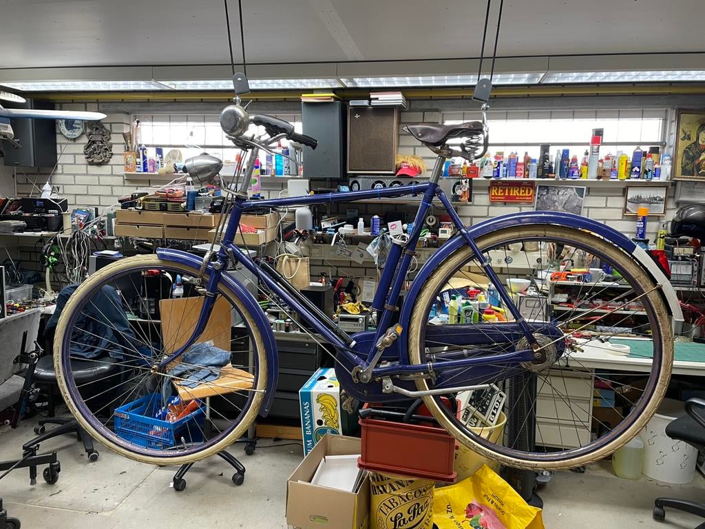 Vintage Raleigh fiets - Klassieke herenfiets, Fietsen en Brommers, Fietsen | Heren | Herenfietsen, Gebruikt, Velgrem, Versnellingen