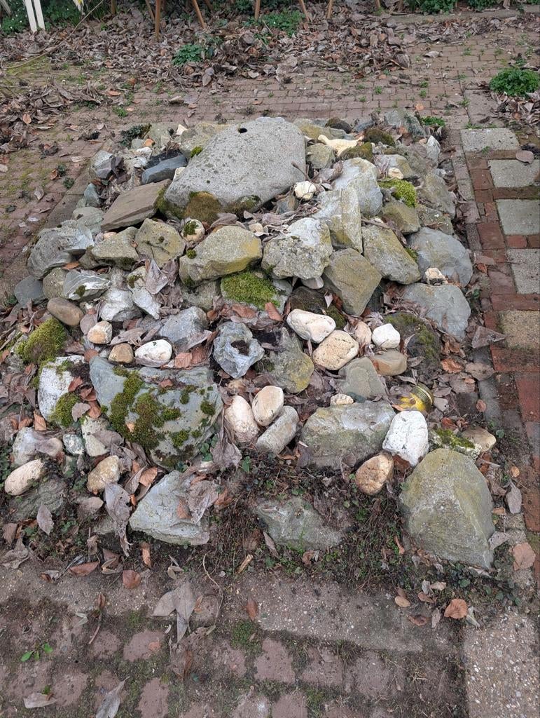Gratis. Diverse rotsen en keien voor tuin of vijver, Ophalen, Overige materialen, Gebruikt, Kei