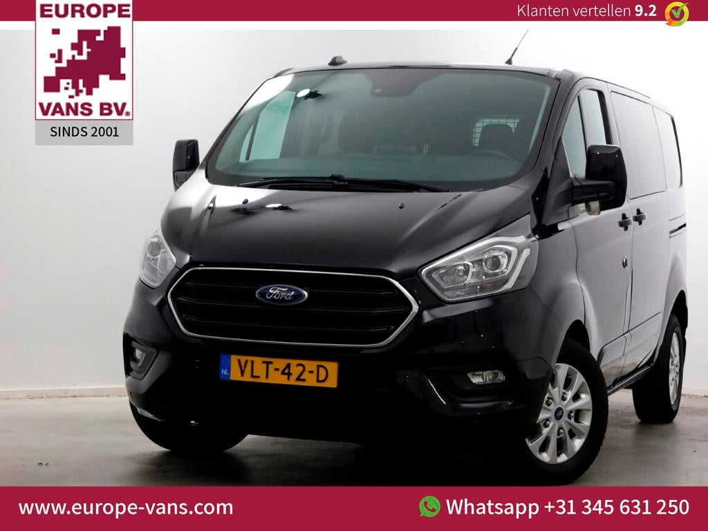 Ford Transit Custom 2.0 TDCI 130pk L1H1 Automaat D.C. Limite, Euro 6, 4 cilinders, Zwart, Diesel