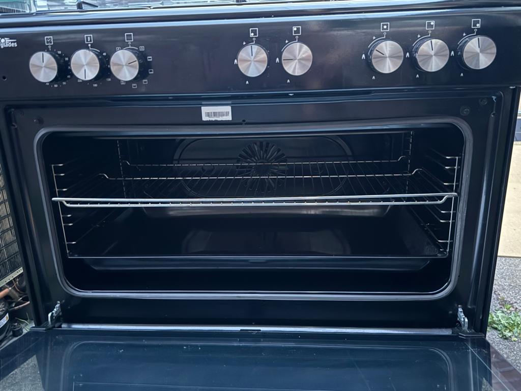 Everglade gasfornuis met oven 5 pits wokstand, Witgoed en Apparatuur, Fornuizen, Warmhoudplaat, 60 cm of meer, Ophalen of Verzenden