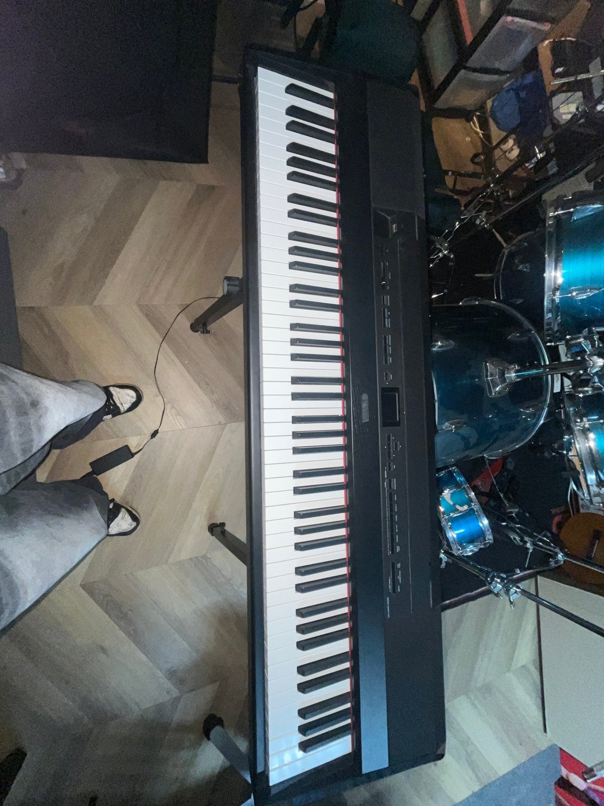 Yamaha p525, Ophalen, Zwart, Digitaal, Zo goed als nieuw