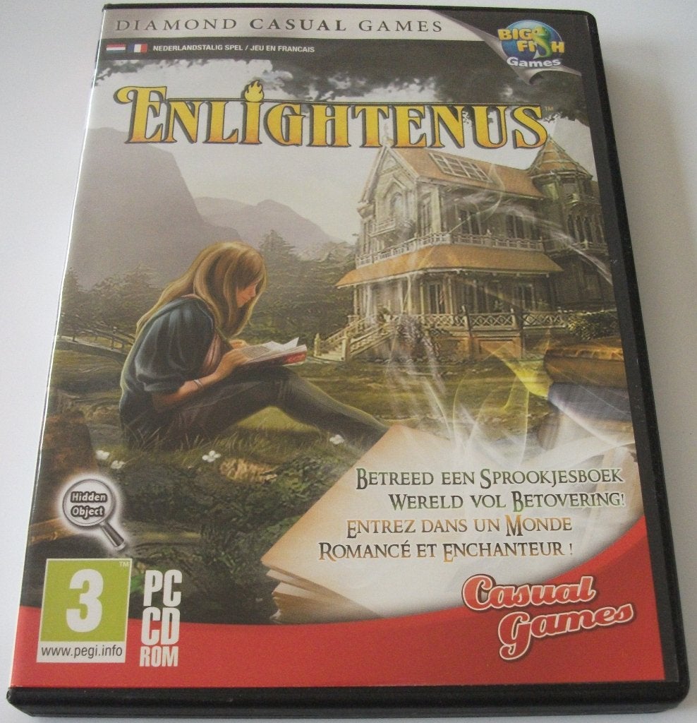 PC Game *** ENLIGHTENUS *** Sprookjesboek Wereld, Puzzel en Educatief, 1 speler, Ophalen of Verzenden, Zo goed als nieuw