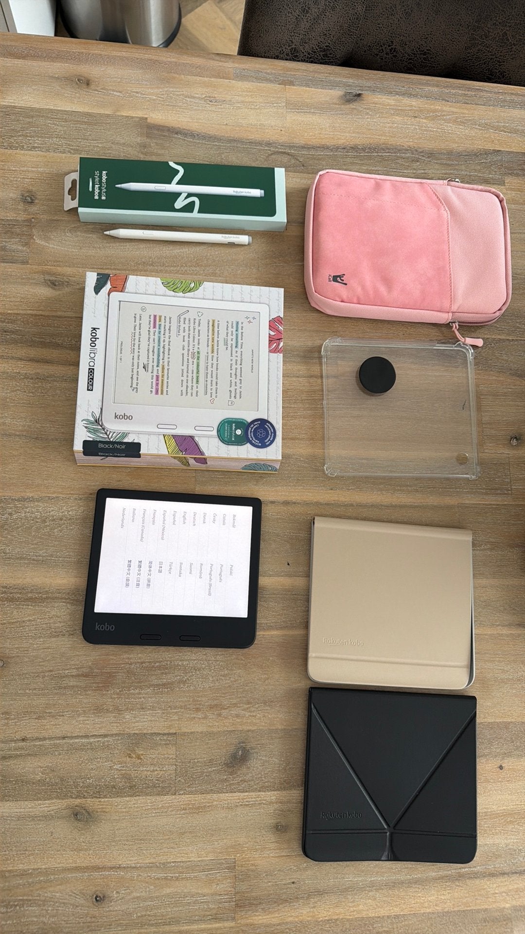 Kobo e-reader + originele accessoires – compleet met bon, Computers en Software, Tablet-hoezen, Ophalen of Verzenden, Zo goed als nieuw