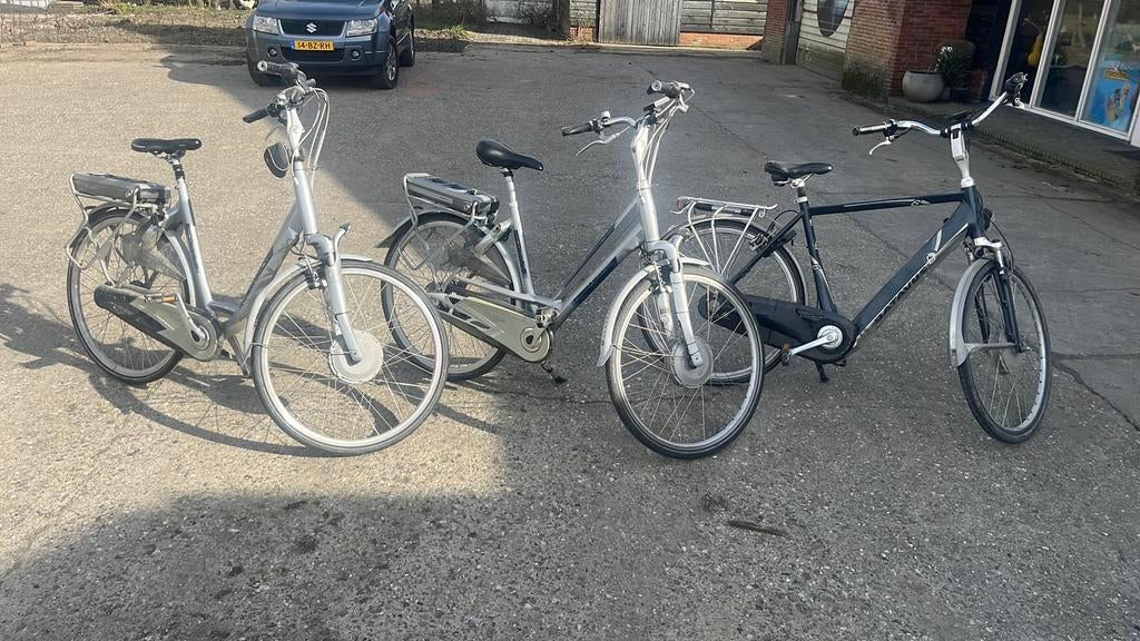 2 elektrische fietsen - ook los te koop, Ophalen, Gebruikt, Batavus, 51 tot 55 cm