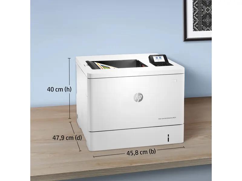 Laserprinter HP Color Laserjet Enterprise M554, Gebruikt, Kleur printen, Printer, Laserprinter