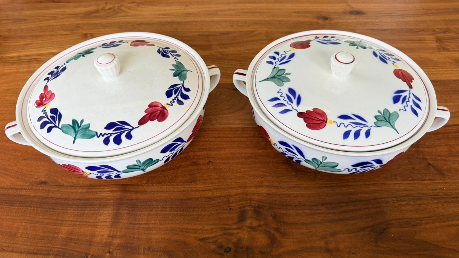 Boerenbond 2  dekschalen, Huis en Inrichting, Keuken | Servies, Ophalen of Verzenden