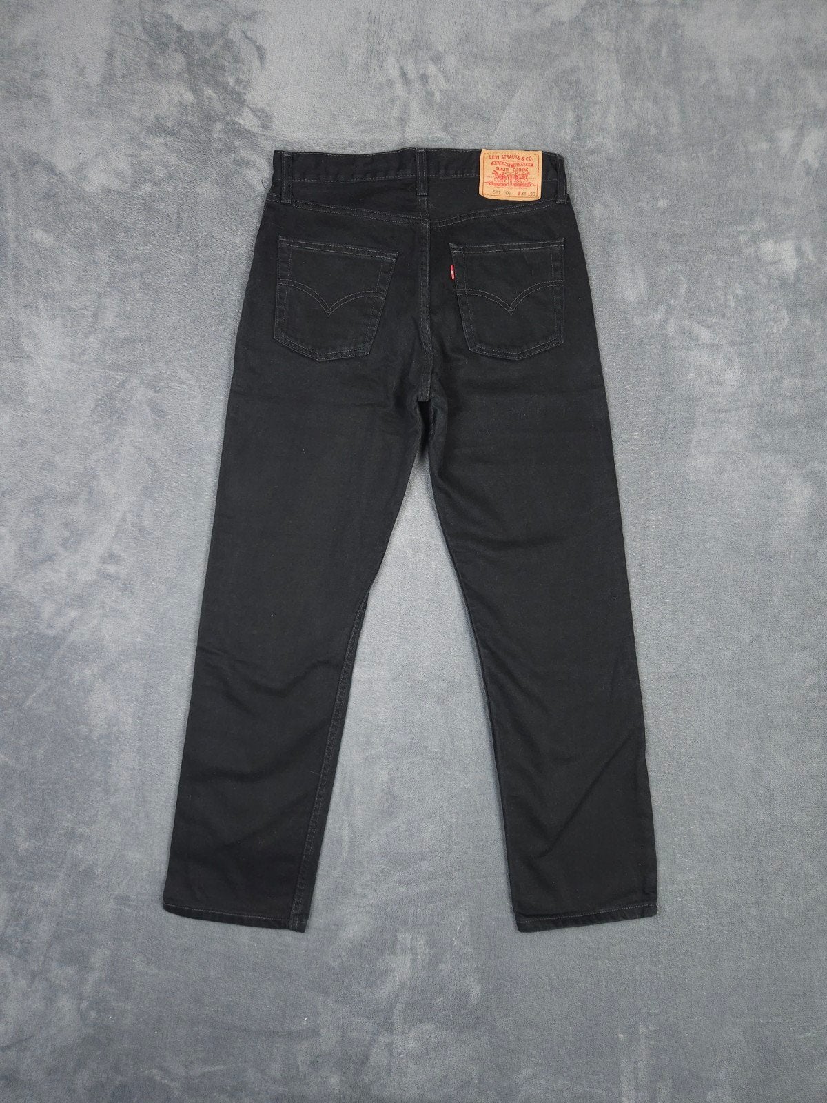 Levis 521 Broek W31 L30 Straight Zwart Jeans, Kleding | Heren, Verzenden, ., Zwart, W32 (confectie 46) of kleiner