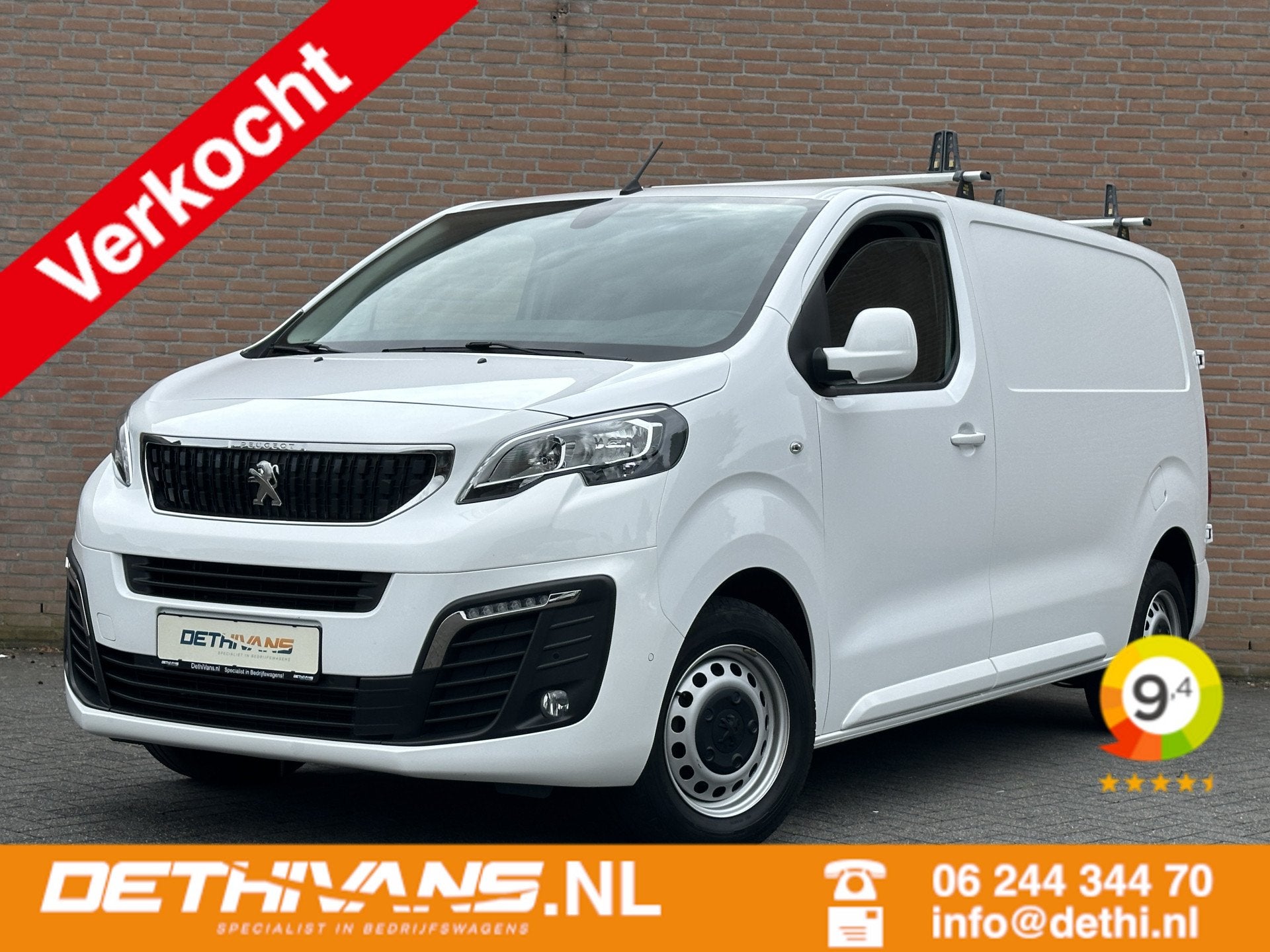 Peugeot Expert 2.0BlueHDI 120PK Long Premium / Carplay / Cam, Auto's, Bestelauto's, Voorwielaandrijving, Gebruikt, 4 cilinders