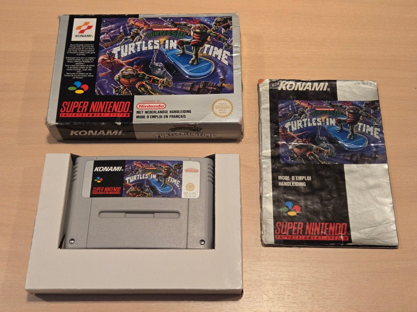 Turtles In Time - Super Nintendo PAL FAH, Gebruikt, Support.nintendo.nl, 2 spelers, Ophalen of Verzenden