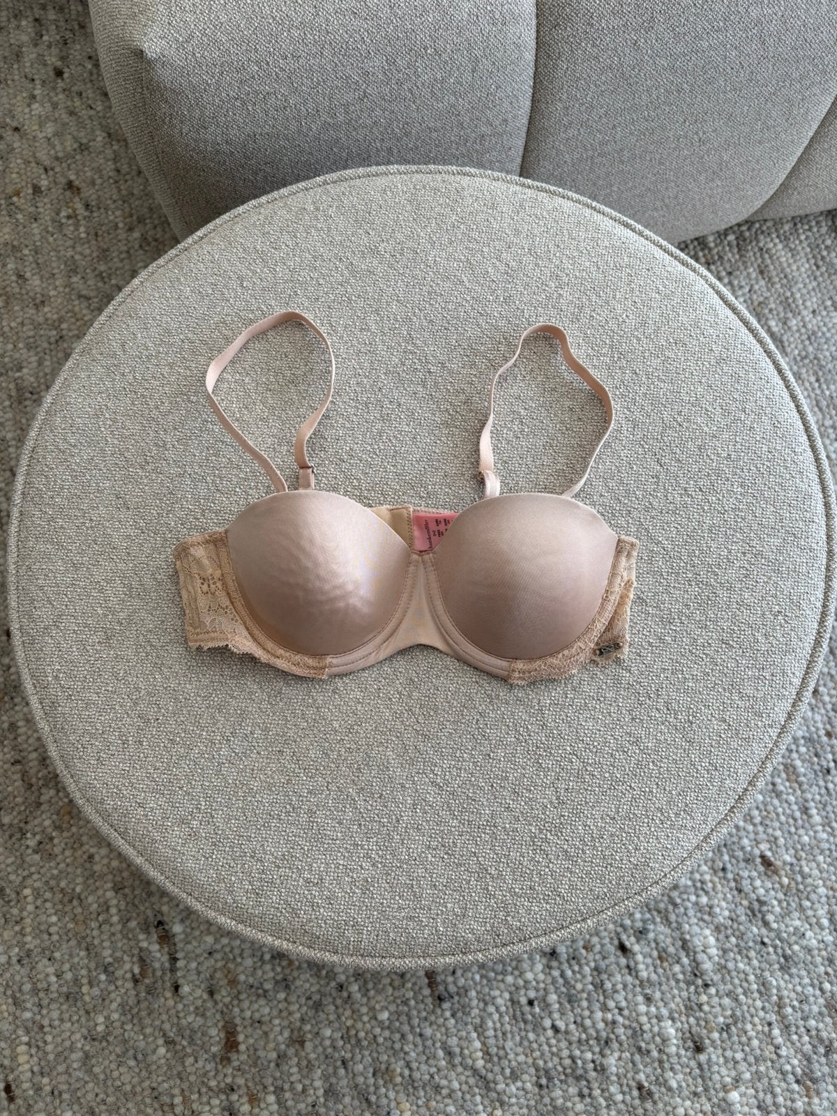 Hunkemöller voorgevormde strapless beugel bh Angie, Ophalen of Verzenden, Beige, BH