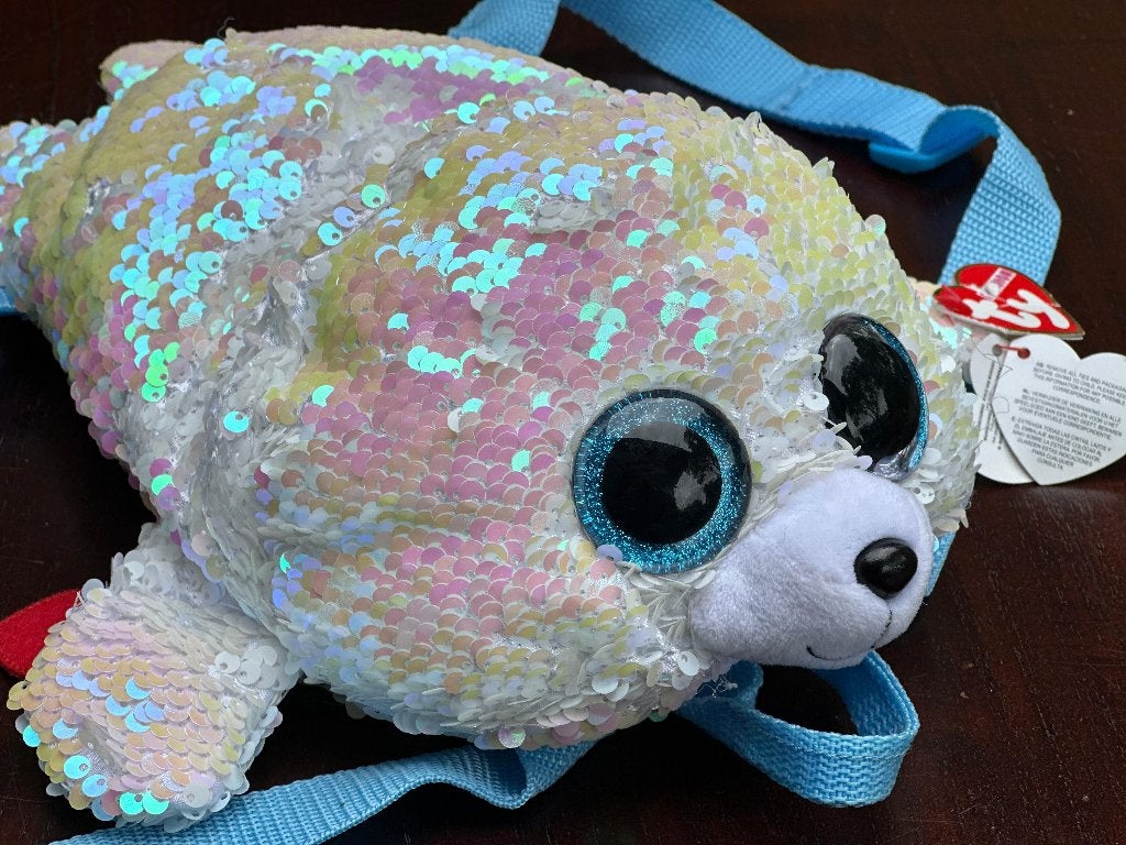Ty zeehondje rugzak, Overige typen, Nieuw, Ophalen of Verzenden, Middelgroot (20 tot 80 cm)