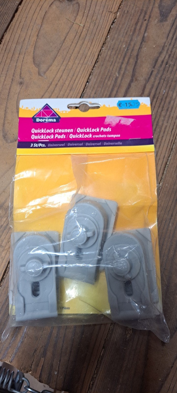 Doréma QuickLock steunen - Universele pads (3 stuks), Ophalen of Verzenden, Nieuw