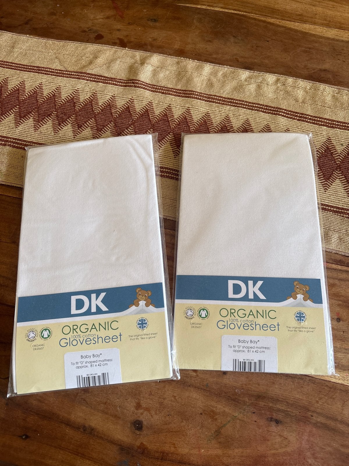 DK Organic Baby Bay D-vormig hoeslaken (2 stuks), Ophalen, Overige merken, Jongetje of Meisje, Nieuw