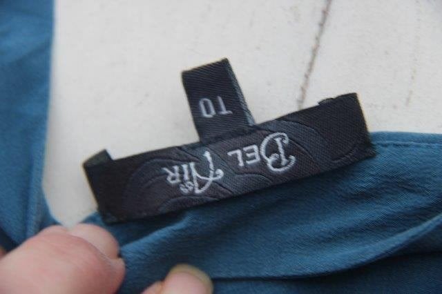Tuniek petrol Bel Air mt T0 (M) transp zijde Vaste prijs OPR, Maat 38/40 (M), Blauw, Ophalen of Verzenden, Zo goed als nieuw