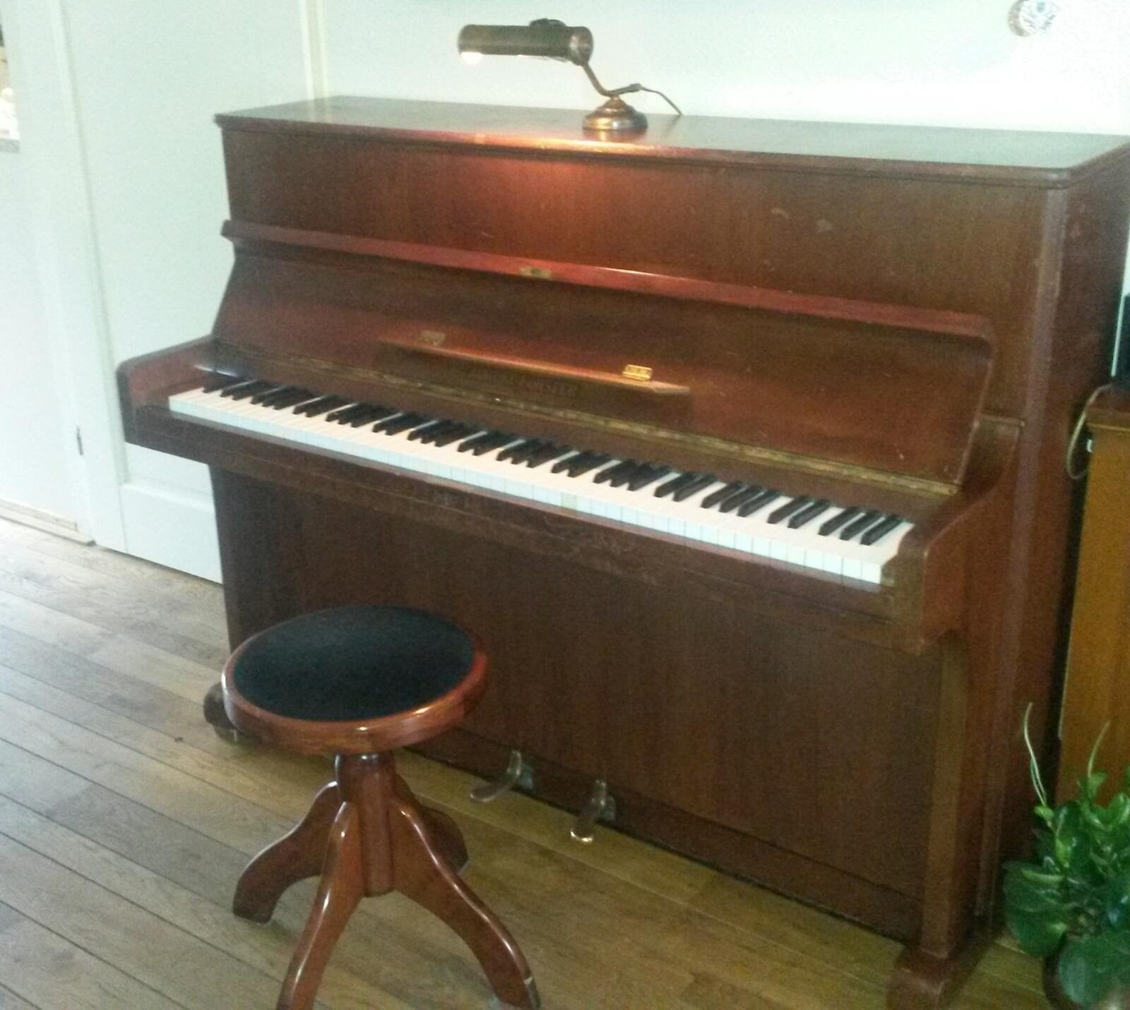 Studiepiano, Ophalen, Gebruikt, Bruin, Piano