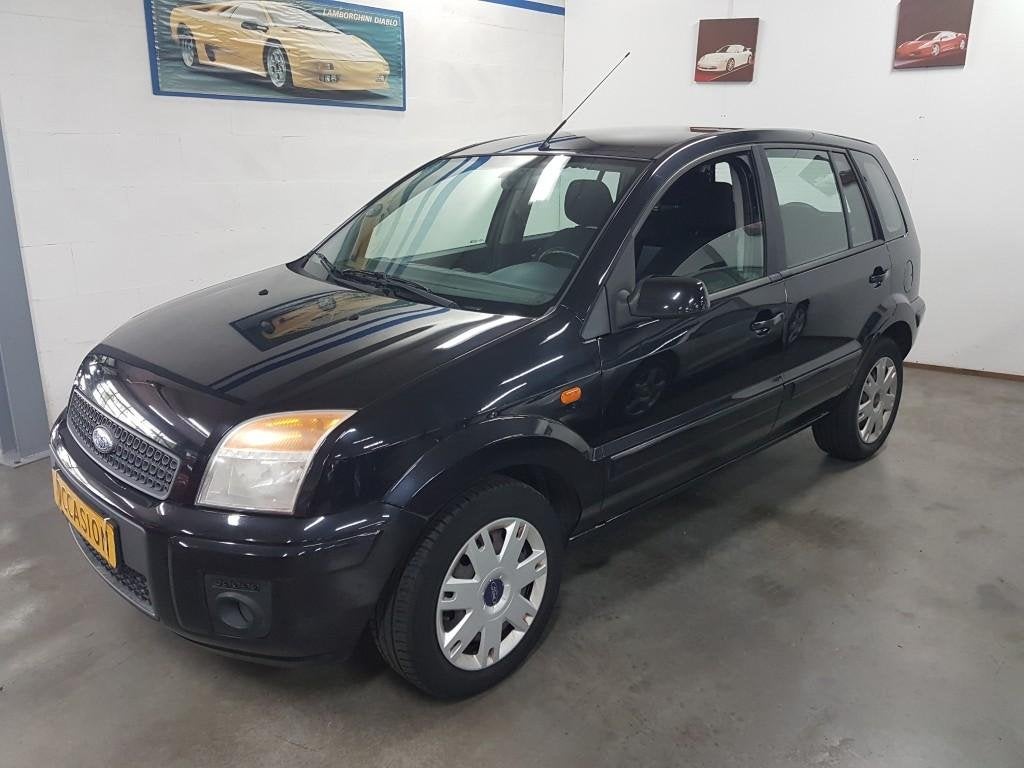 Ford Fusion 1400i 16V 5 DEURS MPV AIRCO, Auto's, Voorwielaandrijving, 1596 cc, Gebruikt, Zwart