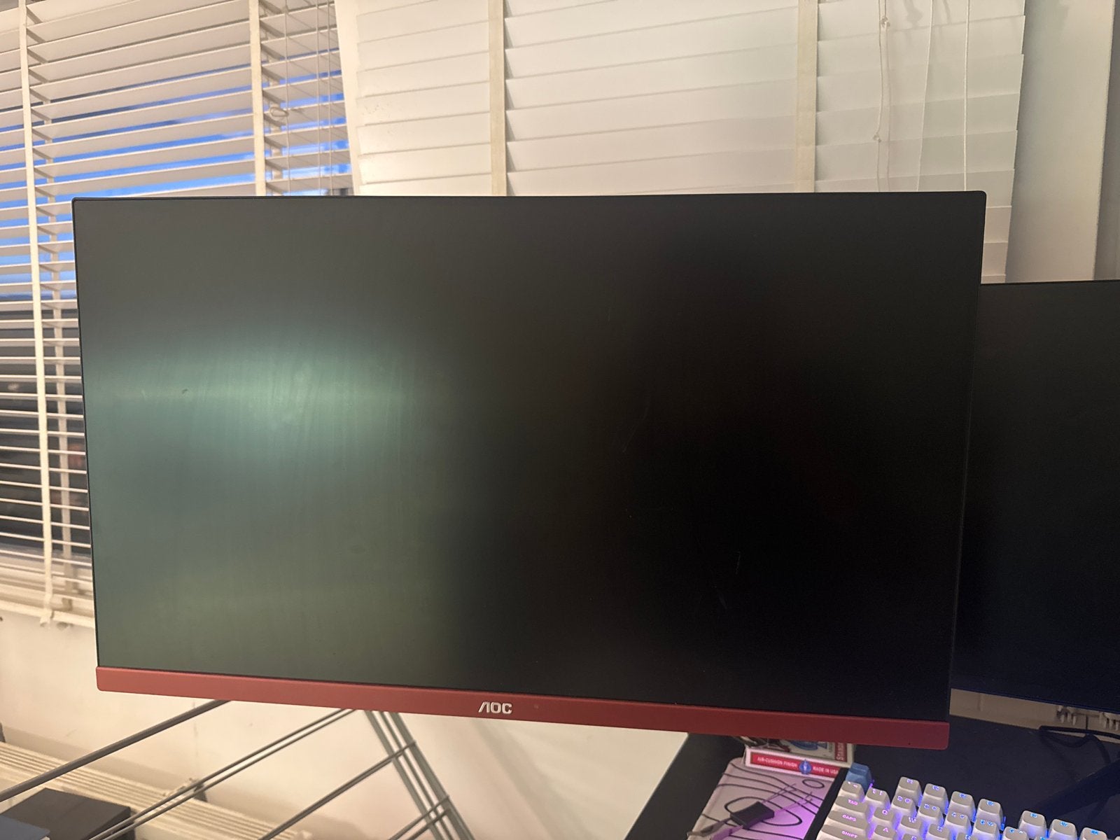 AOC 27 inch 144 Hz Gaming Monitor + Monitor Arm, Gaming, IPS, 101 t/m 150 Hz, In hoogte verstelbaar