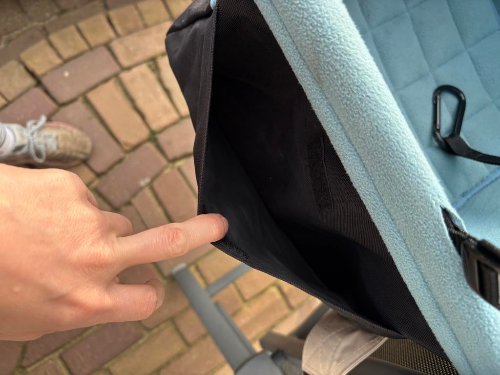Kurgo Rover Booster Seat - tot 13kg - Zwart/Blauw, Ophalen of Verzenden, Zo goed als nieuw