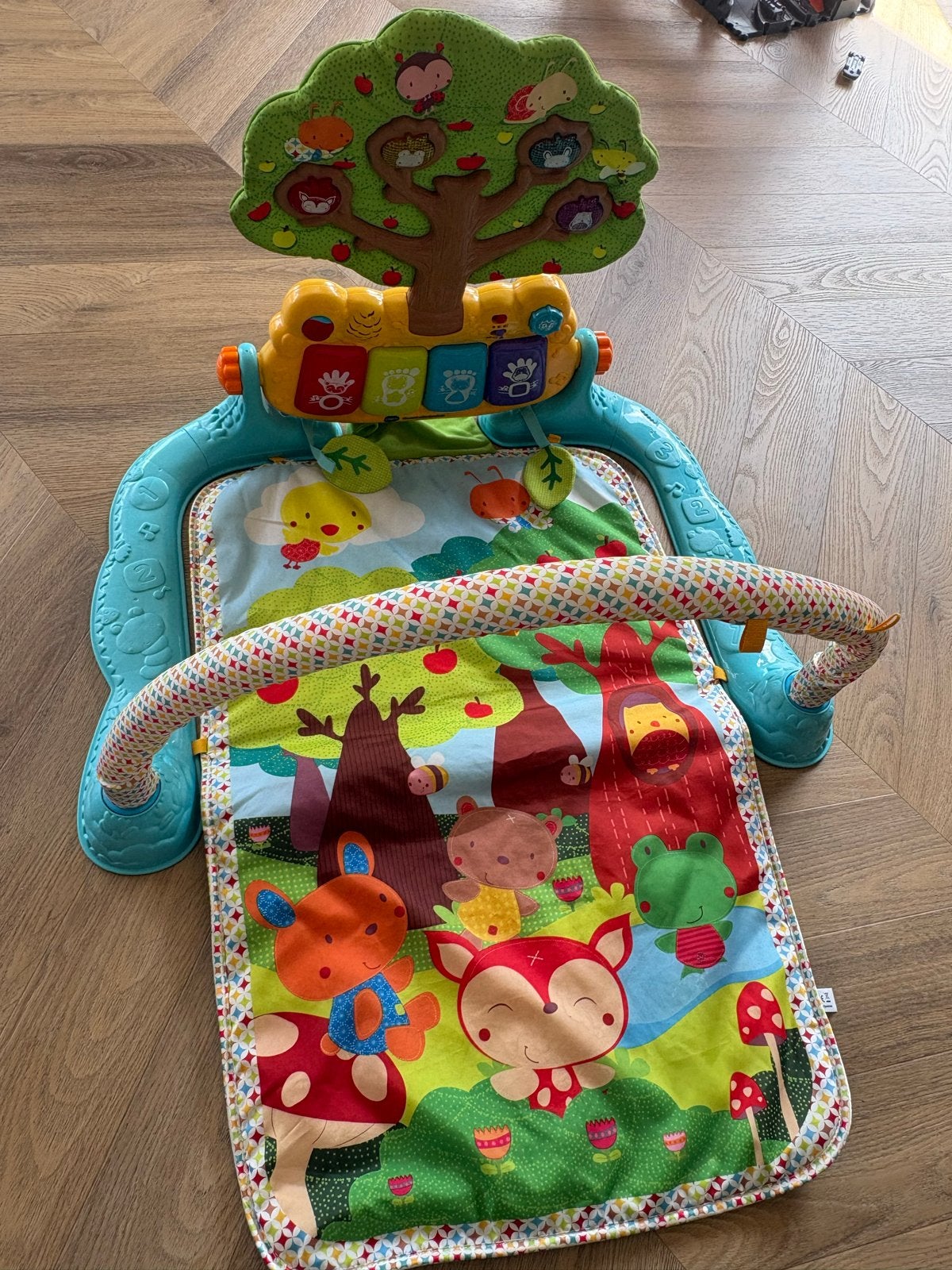 VTech Baby Dierenvriendjes Speelmat - Babygym, Ophalen, Zo goed als nieuw, Babygym, Met licht
