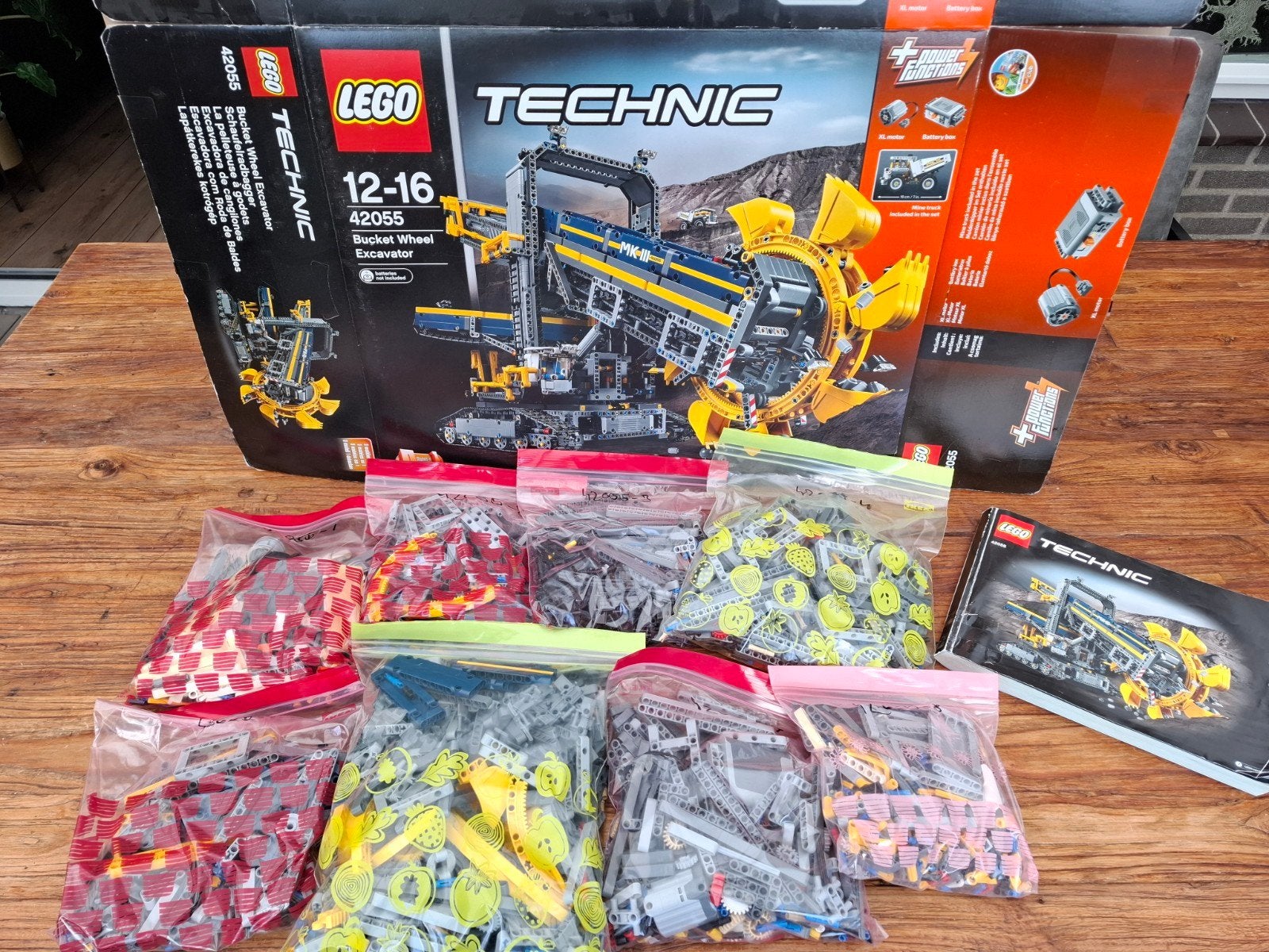 lego 42055 bucketwheel excavator, Inclusief instructies, Gebruikt, Lego, Ophalen of Verzenden