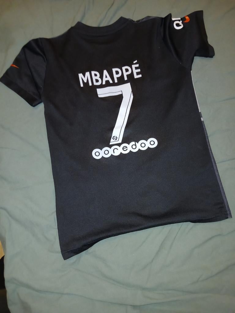Mbappé PSG shirt maat S, Zwart, Nike, Ophalen of Verzenden, Voetbal
