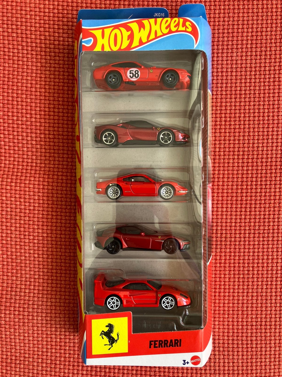 NIEUW Hot Wheels 5-pack Ferrari Hotwheels 2026, Ophalen of Verzenden, Nieuw, Auto