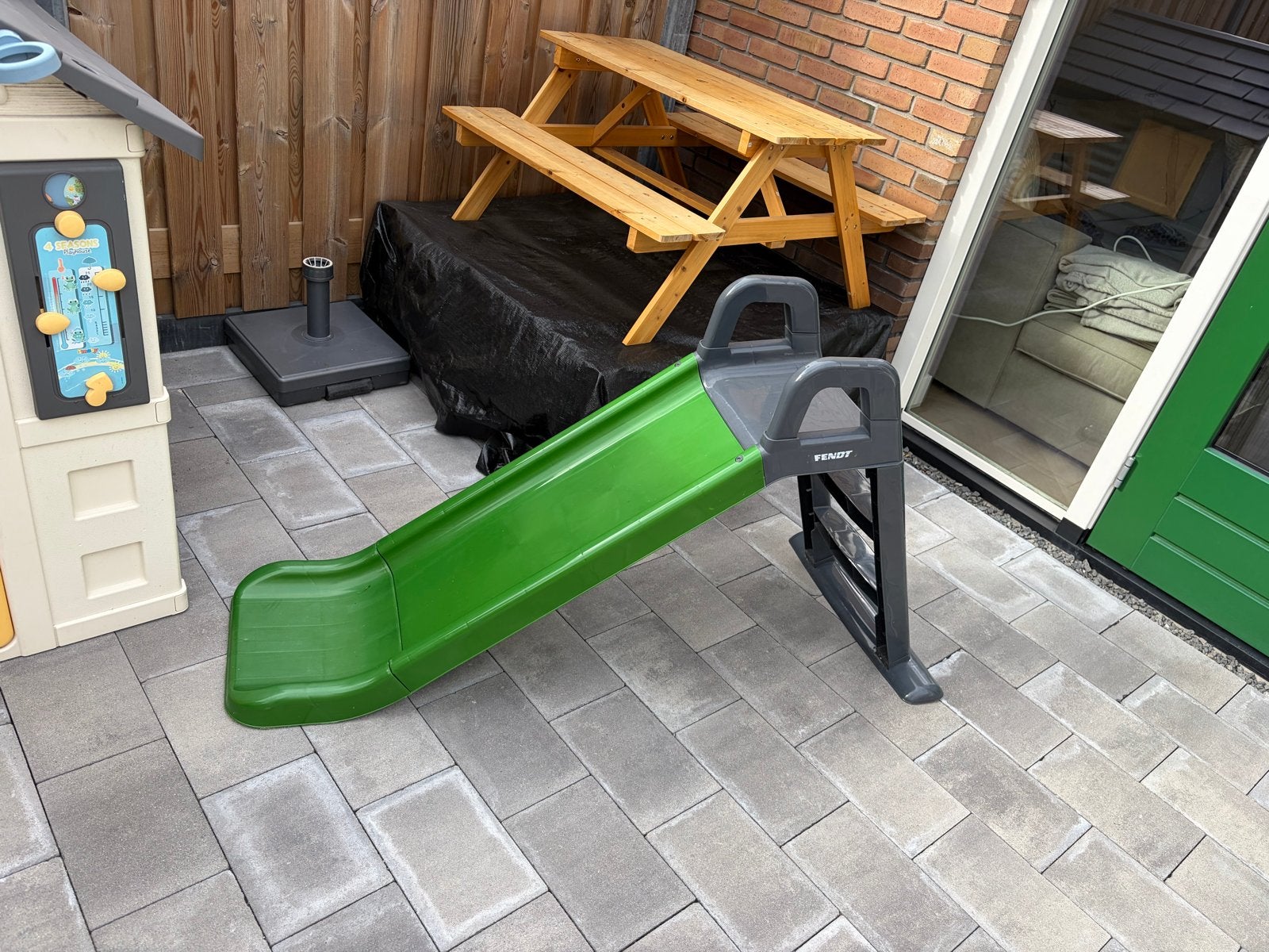 Groene Fendt Glijbaan voor Kinderen - Zo goed als nieuw, Kinderen en Baby's, Speelgoed | Buiten | Speeltoestellen, Ophalen, Zo goed als nieuw