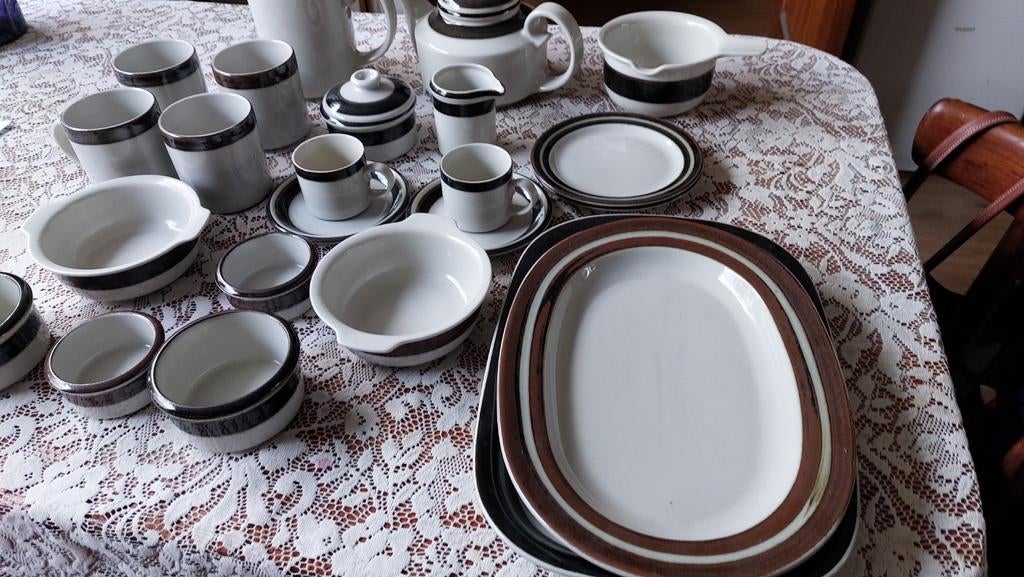 21 delig delen ARABIA servies, Ophalen of Verzenden