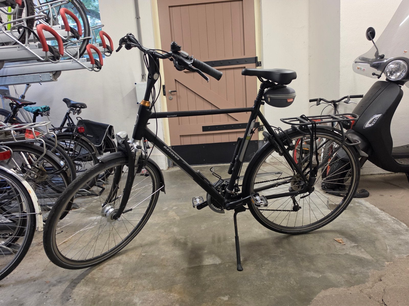 Batavus Tourmalet herenfiets met 27 versnellingen, Fietsen en Brommers, Ophalen, Gebruikt, Velgrem, Versnellingen